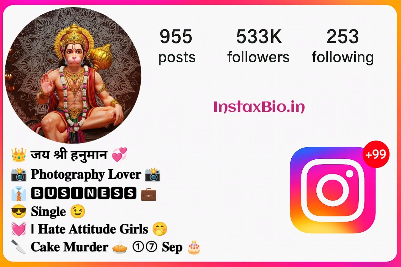 Bajrangbali Bio For Instagram