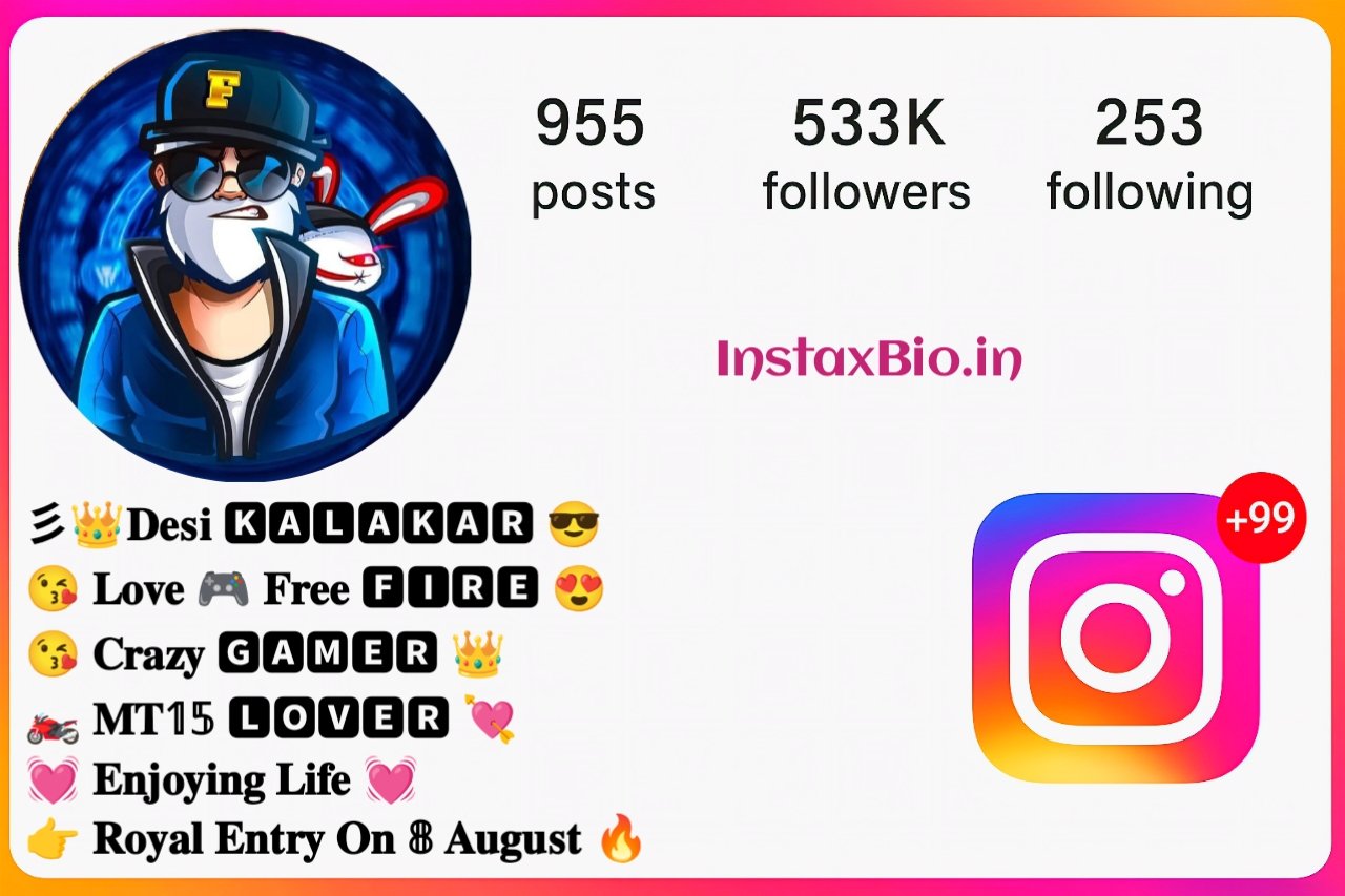 Free Fire Instagram Bio
