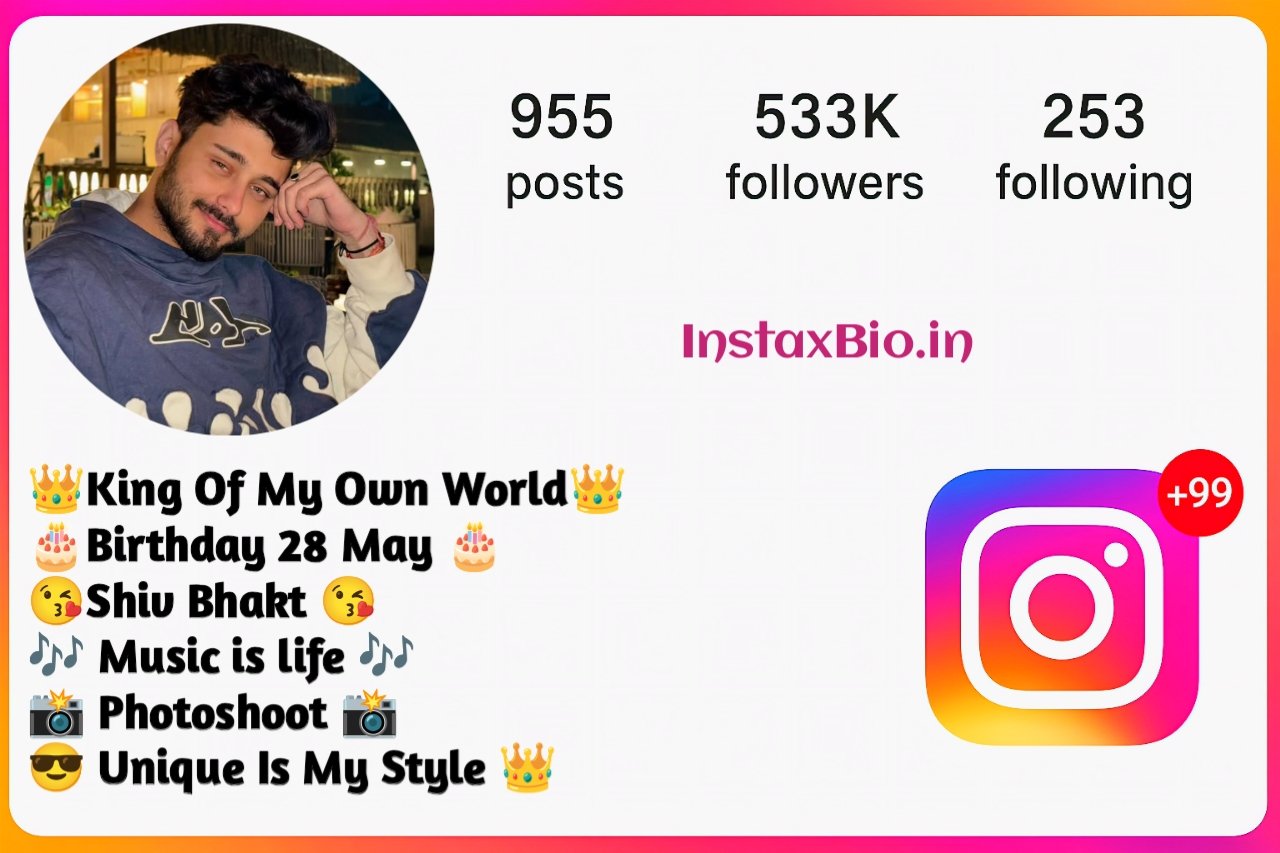 Instagram Bio For Boys Simple