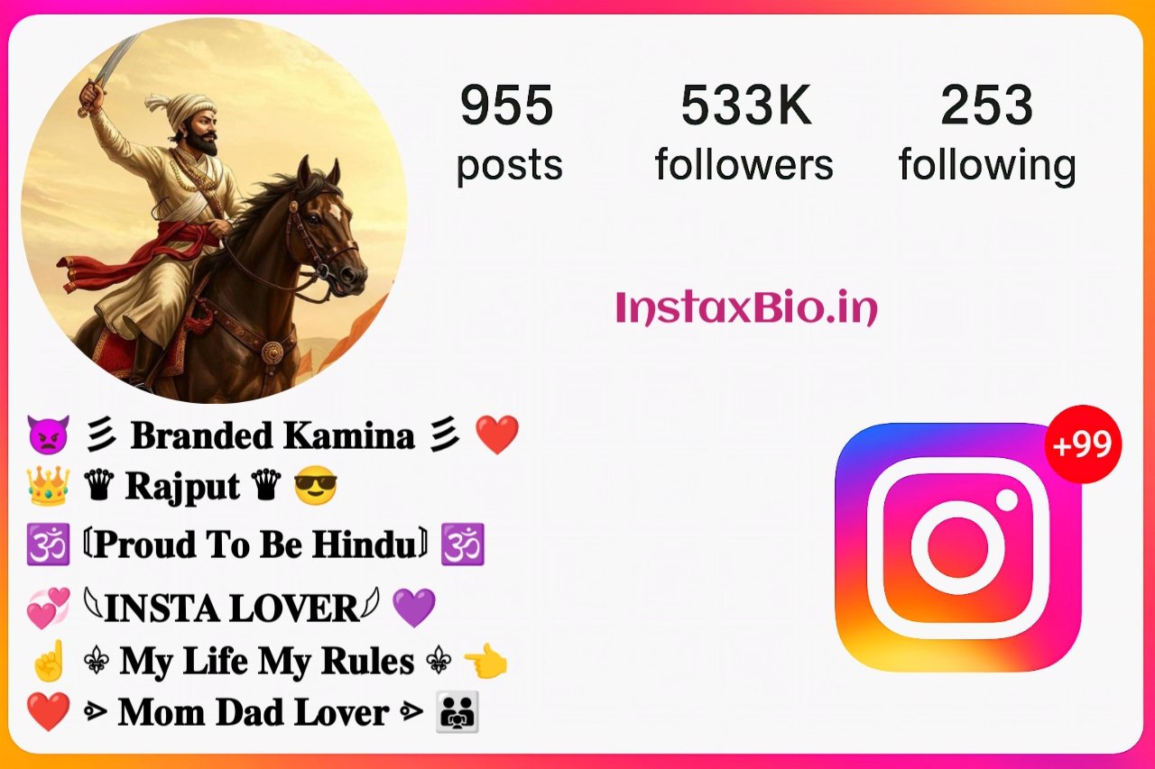 Instagram Bio For Rajput Boys