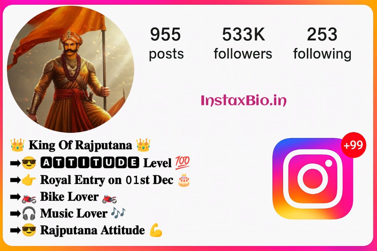 Rajputna Instagram Bio Rajputna Instagram Bio