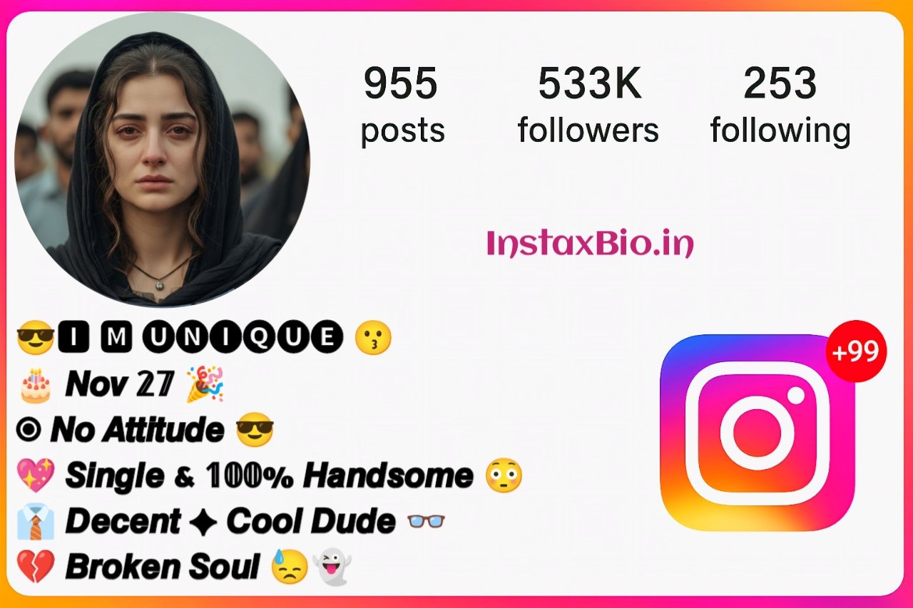 Sad Insta Bio for Boys