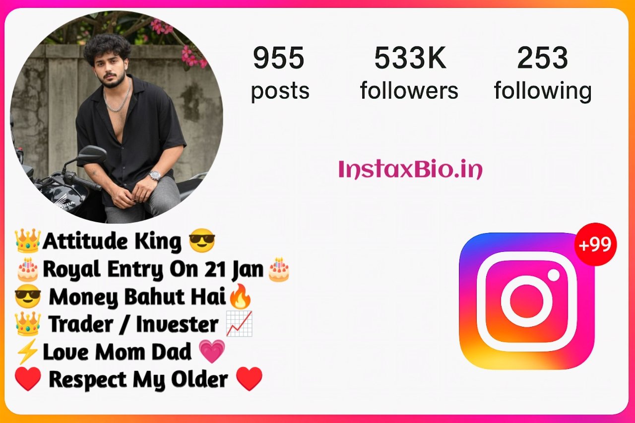 Short Instagram Bio For Boys