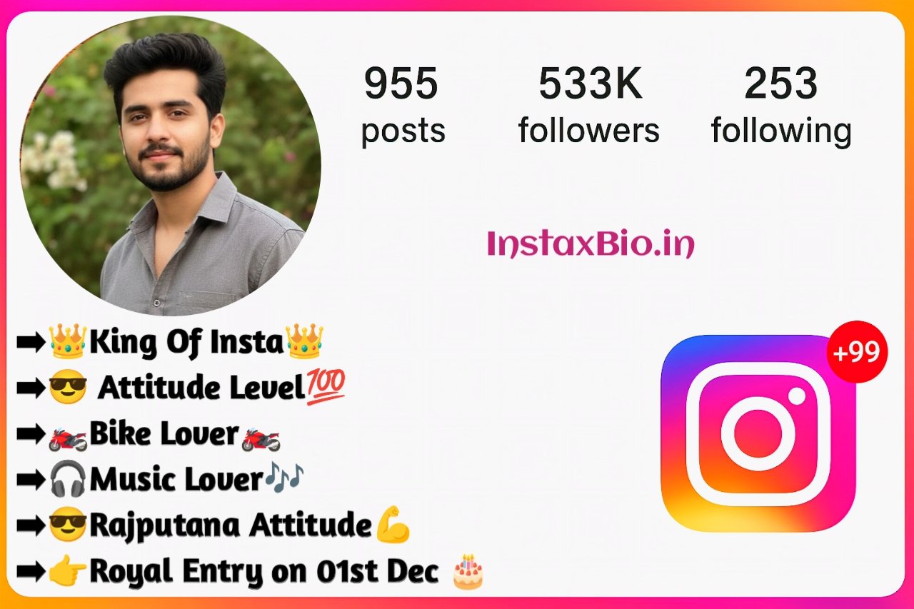 Short Instagram Bio For Boys