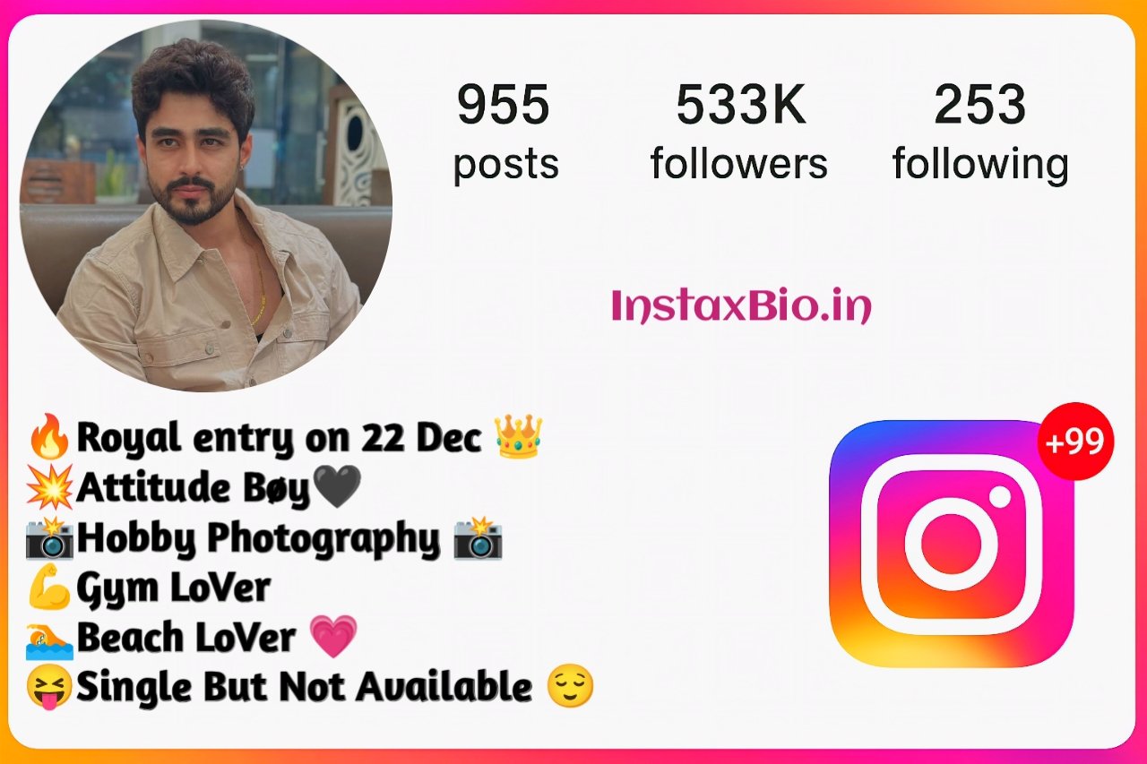 Short Instagram Bio For Boys