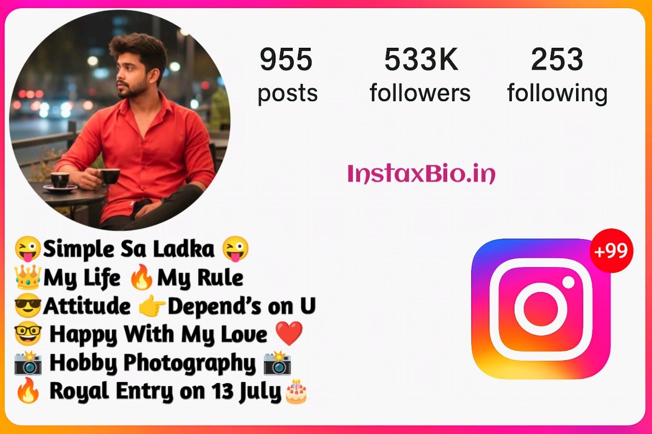 Short Instagram Bio For Boys