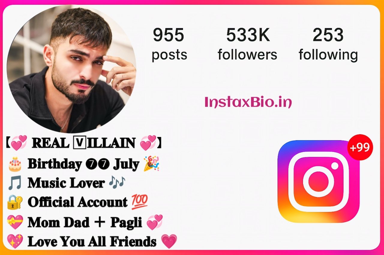 Stylish VIP Text Bio